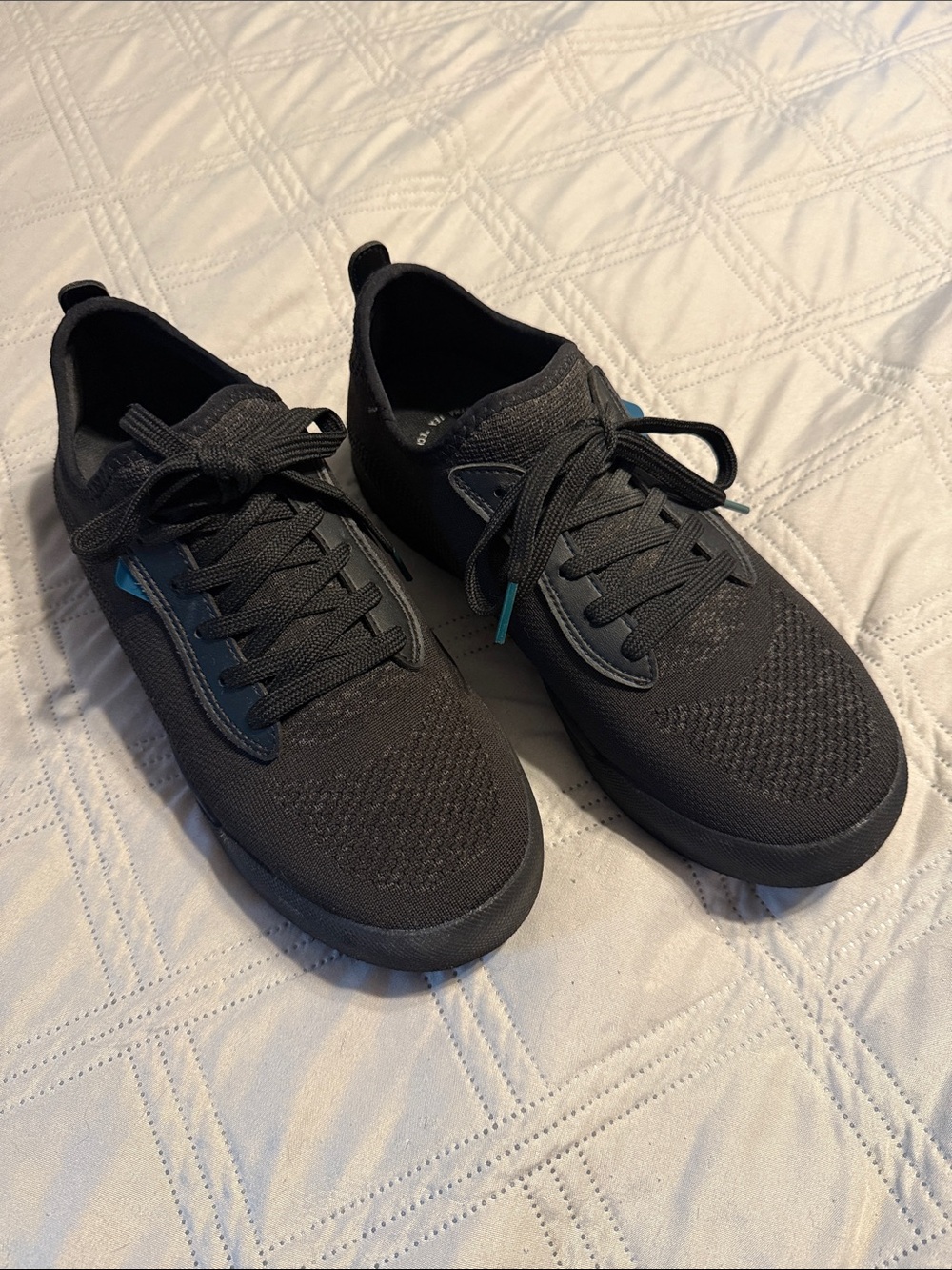 Vessi Women’s Weekend Black on Black Size 9 Waterproof Sneakers